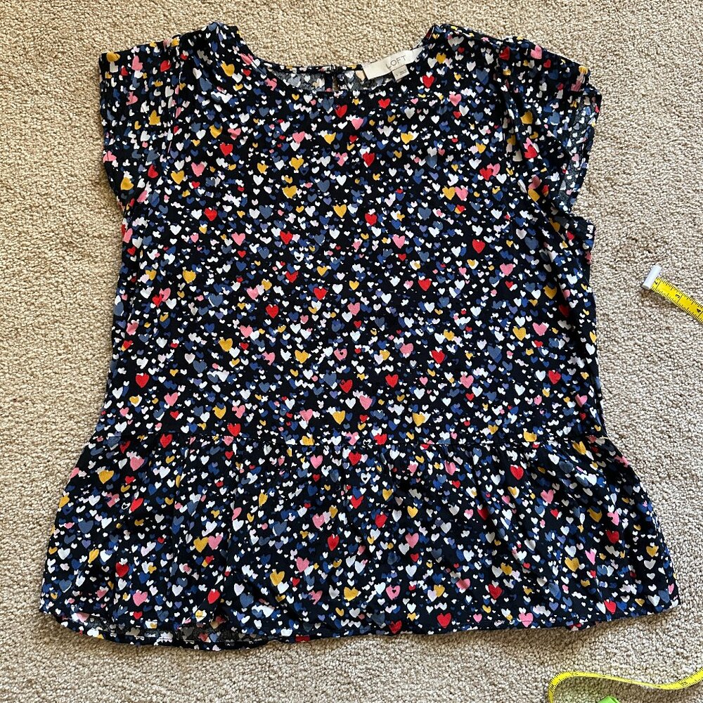 Adorable Loft Heart Blouse